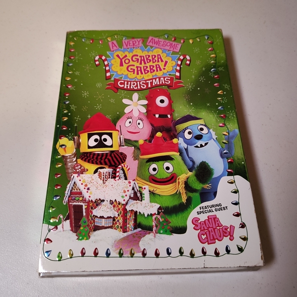 Yo Gabba Gabba! A Very Awesome Christmas Sealed DVD Movie Colorful Kid's Show